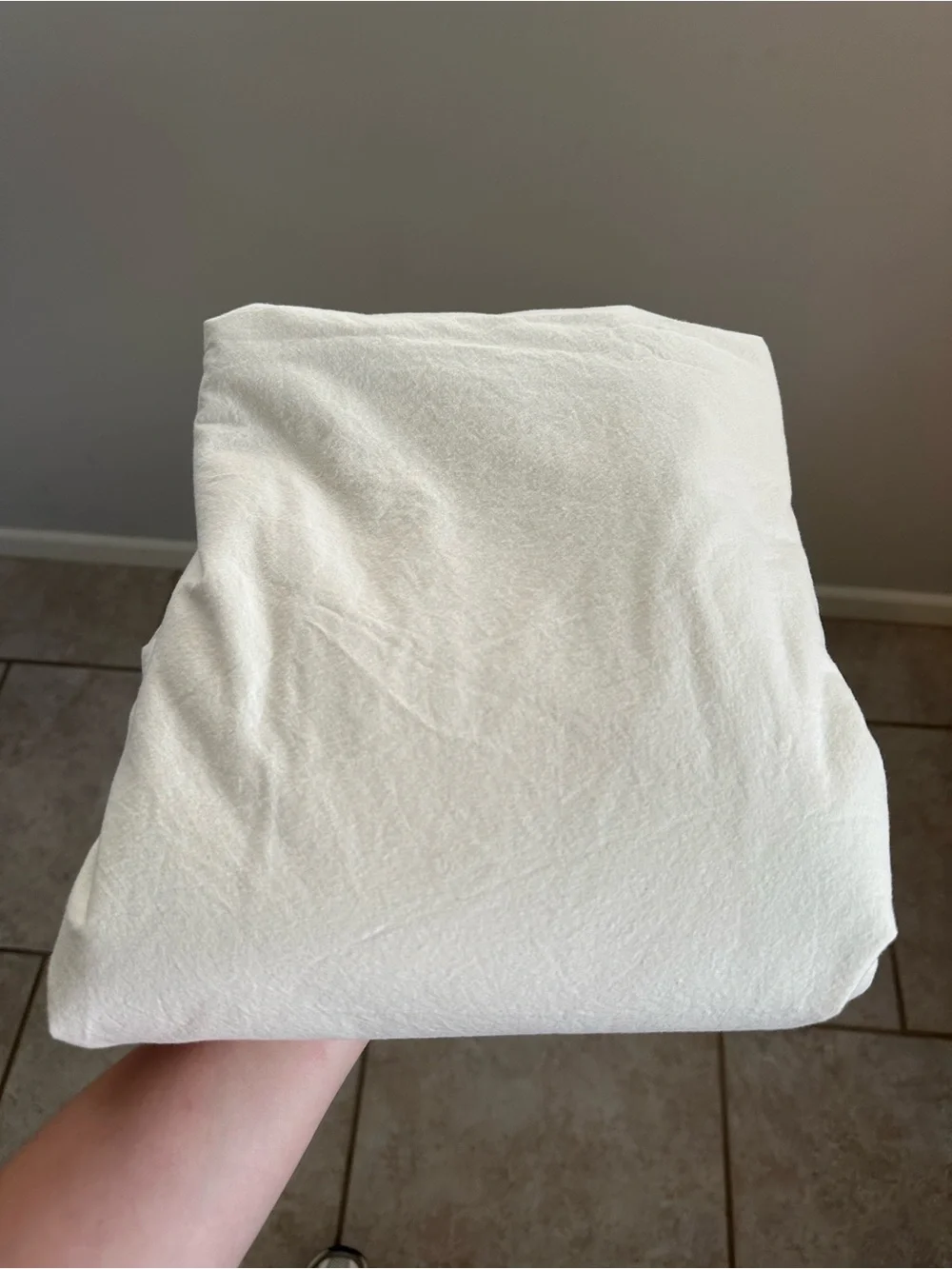 Quince King Ivory Cream Organic Cotton *Flat Sheet Only* Soft Neutral Bedding